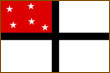 Flagge der Deutsch-Ostafrikanischen Gesellschaft (auch Petersflagge genannt) – seit 07. September 1885.
