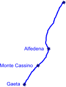 Alfedena Gaeta Monte Cassino