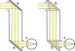 Ein einfaches Funktionsprinzip des Periskops mit a Spiegeln oder b Umlenkprismen.