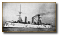 "SMS Prinzeß Wilhelm" - Stapellauf am 22. September 1887, 1922 zum Abbruch verkauft.