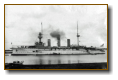 ”SMS Hansa“ - Stapellauf am 12. März 1898 in Stettin; 1920 bei Rendsburg abgewrackt.