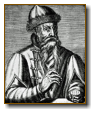 Gutenberg, Johannes - eigentlich Johannes Gensfleisch (* um 1400 in Mainz † 03. Februar 1468 in Mainz).