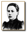 Krupskaja, Nadeschda Konstantinowna (* 26. Februar 1869 in Sankt Petersburg † 27. Februar 1939 in Moskau).