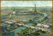 Blick auf die Weltausstellung in Paris im Jahre 1900.