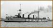 ”SMS Kaiserin Augusta“ - Stapellauf am 15. Januar 1892 in Kiel; 1920 abgewrackt.