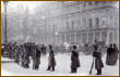 Die Comédie-Française wurde am 21. Oktober 1680 gegründet. Im Bild: Das Gebäude am 08. März 1900 während der Löscharbeiten.