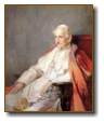 Leo XIII. - eigentlicher Name: Vincenzo Gioacchino Pecci (* 02. März 1810 in Carpineto Romano † 20. Juli 1903 in Rom).